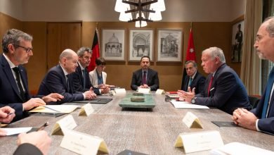 Photo of King receives German chancellor, renews call for immediate ceasefire in Gaza