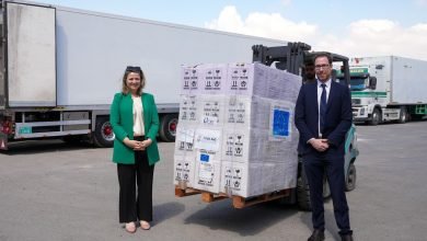 Photo of Ireland’s humanitarian aid shipment arrives in Jordan