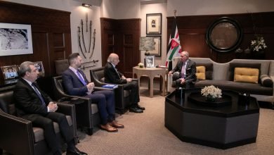 Photo of King receives former president of Lebanese Progressive Socialist Party