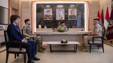 Photo of King visits JAF General Command