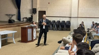 Photo of Haytham Ereifej highlights electoral process and civic engagement at Alliance Academy Jordan