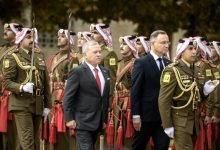 Photo of King holds talks with Poland president at Al Husseiniya Palace 