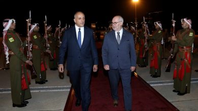 Photo of President of Estonia arrives in Amman