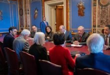 Photo of King meets US Congress leaders, chairs, members of House, Senate committees