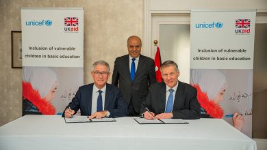 Photo of UK pledges $8.1 mln to UNICEF program for vulnerable children in Jordan