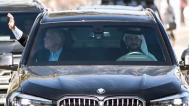 Photo of King greeted by large crowds in Amman after U.S. trip