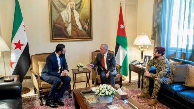 Photo of King meets Syria president, reiterates Jordan’s support for rebuilding Syria