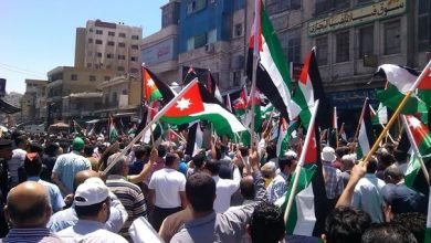 Photo of Thousands rally across Jordan against Israeli displacement plans