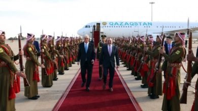 Photo of Kazakh President Tokayev arrives in Amman for official visit