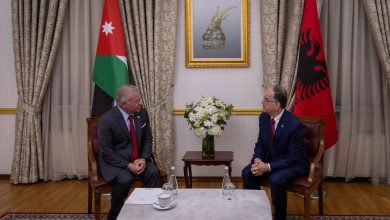 Photo of King holds meetings with Albanian president, PM