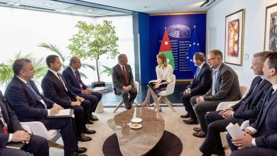Photo of King meets European Parliament president, stresses need for regional de-escalation