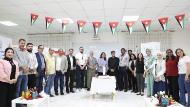 Photo of Book-reading device donated to visually impaired students in Irbid