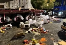 Photo of Israeli settlers delay Jordanian aid to Gaza, injure drivers, damage trucks
