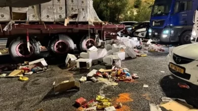 Photo of Israeli settlers delay Jordanian aid to Gaza, injure drivers, damage trucks