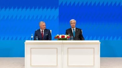 Photo of King, Kazakhstan president attend closing session of Kazakhstan-Jordan Business Forum