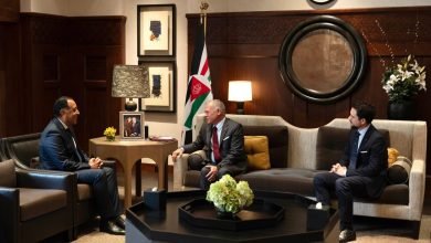 Photo of King receives Egypt PM