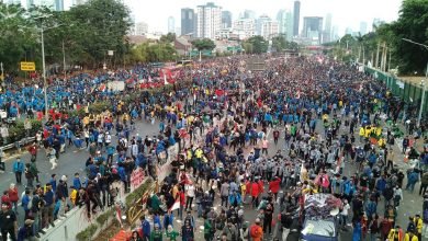 Photo of Jakarta streets quiet on holiday after more than a week of protests