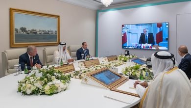 Photo of King, Qatar emir, Egypt president hold video call with leaders of France, UK, Canada