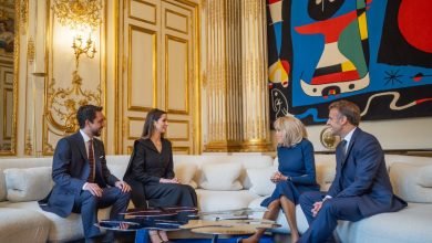 Photo of Crown Prince meets with France president