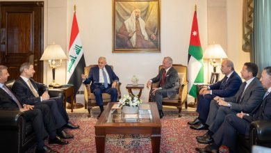 Photo of King meets with Iraq president at Basman Palace