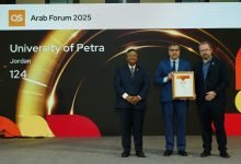Photo of University of Petra advances in QS Arab Region University Rankings 2025
