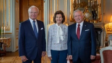 Photo of King meets with Sweden monarch