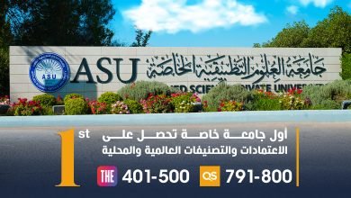 Photo of للعام الثاني على التوالي .. “العلوم التطبيقية” الأولى أردنياً وضمن أفضل 500 جامعة عالمياً في تصنيف التايمز 2026