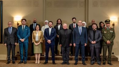 Photo of King meets with team behind Jordan Pavilion at Osaka Expo 2025