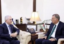Photo of Minister Al-Faraya receives Azerbaijan’s ambassador Abdullayev