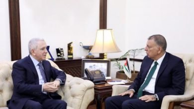 Photo of Minister Al-Faraya receives Azerbaijan’s ambassador Abdullayev