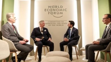 Photo of Crown Prince meets with Belgium monarch in Davos
