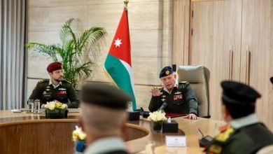 Photo of King, Crown Prince visit JAF General Command